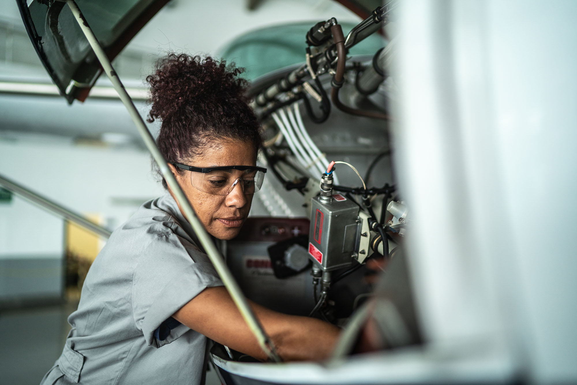 Aerospace worker